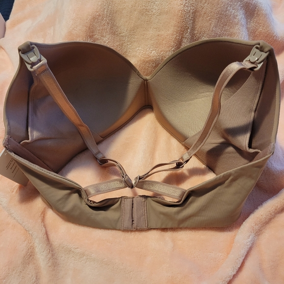 NWT WOMEN'S nursing bra mauve color size 34 D. Quick release - Picture 2 of 7